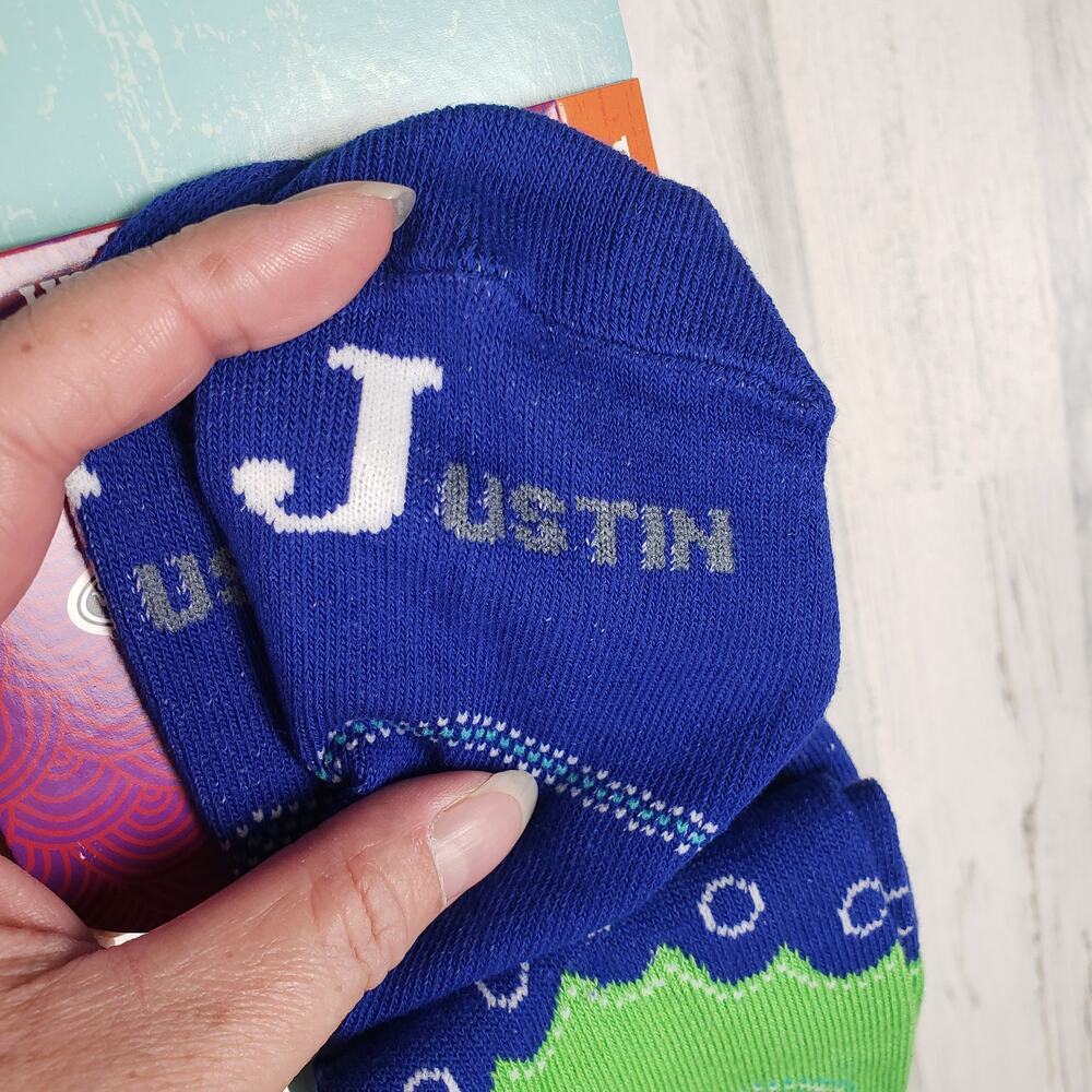 NWT Justin Boots Fashion Cushioned Sole Over The Calf Socks Women's Size Small - Picture 8 of 8